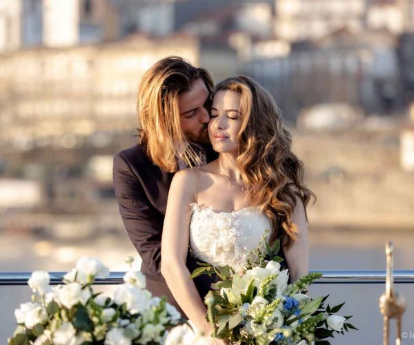 Casamento em barco no Rio Douro